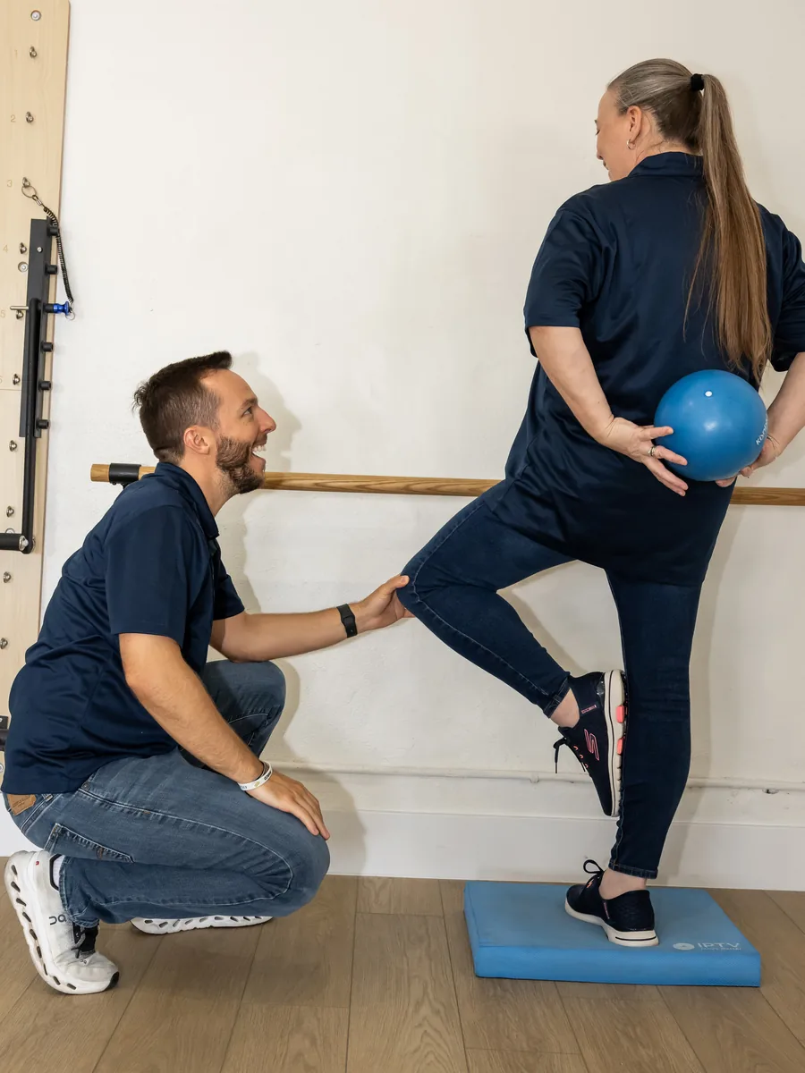 Foot & Ankle Physical Therapy session in progress
