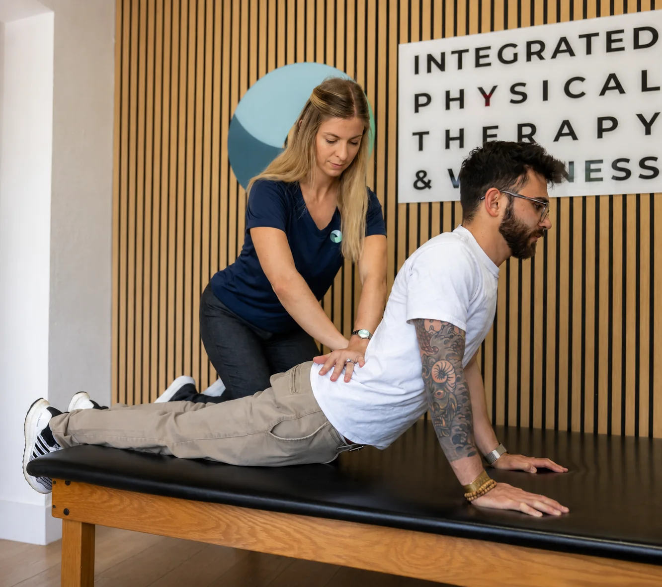 McKenzie Method (MDT) session in progress