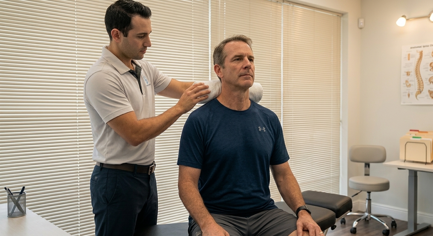 McKenzie Method for recurring neck pain flare ups in Wynwood