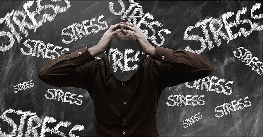 image of a stressed individual